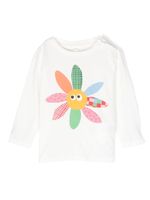 Stella McCartney Kids t-shirt en coton biologique à imprimé graphique - Blanc - thumbnail