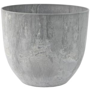 Ter Steege Plantenpot - betongrijs - kunststof - D33 x H29 cm - bloempot