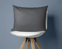 Primaviera Deluxe Satijnen 2 in 1 Kussenslopen Antraciet cm