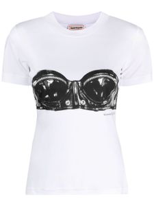 Alexander McQueen t-shirt à imprimé - Blanc