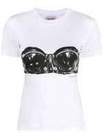 Alexander McQueen t-shirt à imprimé - Blanc - thumbnail