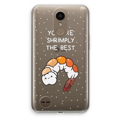You're Shrimply The Best: LG K10 (2017) Transparant Hoesje