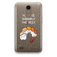 You're Shrimply The Best: LG K10 (2017) Transparant Hoesje