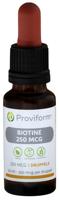 Proviform Biotine 250mcg druppels 20 Milliliter