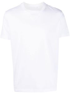 Prada t-shirt en coton à patch logo - Blanc