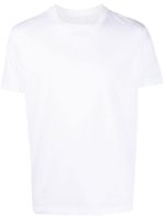 Prada t-shirt en coton à patch logo - Blanc Prada t-shirt en coton à patch logo - Blanc