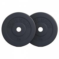 Voordeelbundel Olympische Halterschijven 2 x 15 Kunststof 50/51 MM