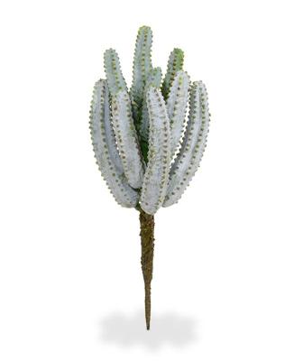 Euphorbia kunst Cactus 25cm - grijs