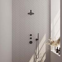 Thermostatische Inbouwdoucheset Brauer Black Edition Omstelknoppen (Alle Opties)