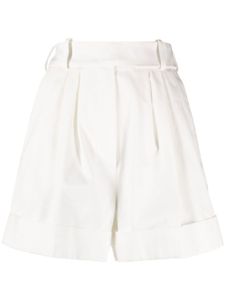 Alexandre Vauthier short à taille haute - Blanc