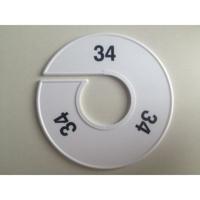 Maatring 11cm wit/zwart 34