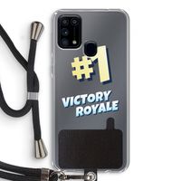 Victory Royale: Samsung Galaxy M31 Transparant Hoesje met koord