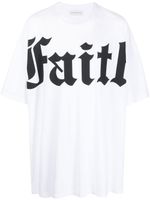 Faith Connexion t-shirt en coton à logo imprimé - Blanc - thumbnail