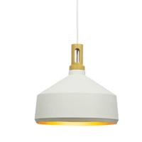 Artdelight Wit met gouden hanglampCornet - HL 1998 WI