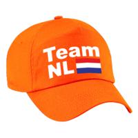 Supporter pet / cap - oranje - Team NL - Holland vlag - EK / WK