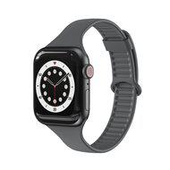 TPU Slim Fit bandje - Donkergroen - Geschikt voor Apple Watch 42mm / 44mm / 45mm / 49mm