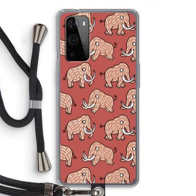 Mammoet: OnePlus 9 Pro Transparant Hoesje met koord