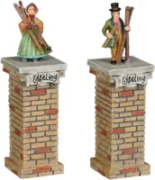 Luville Efteling Reizigers 2 stuks 2x2x7.5 cm