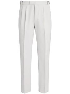 Zegna pantalon à coupe droite - Blanc