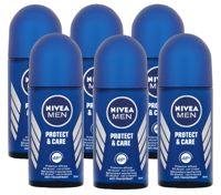Nivea Men Protect & Care Roll-on Voordeelverpakking Nivea Men Protect & Care Roll-on Voordeelverpakking
