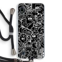 Vexx Black City : Samsung Galaxy A10 Transparant Hoesje met koord