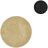 Decoratiebord Melamine Shine zwart/goudkleurig 22 cm 2 assorti | 18 stuks