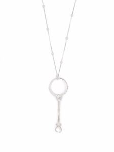 Panconesi collier en argent sterling à ornements en cristal