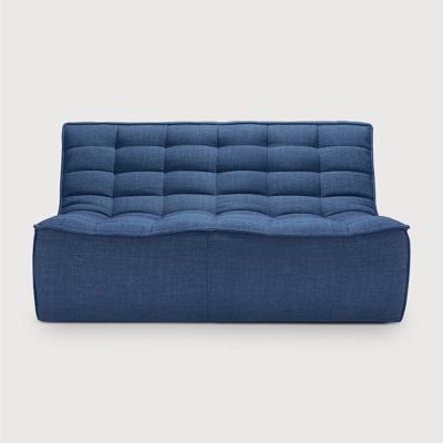 Ethnicraft Modulaire Bank 'N701' 2-zits, kleur Blauw
