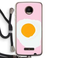 Sunny side up: Motorola Moto Z Force Transparant Hoesje met koord