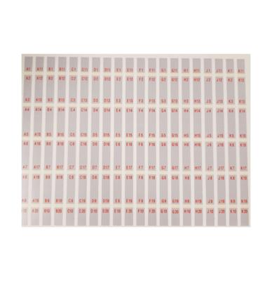 AMI WQ200 Wallbox Nummer Strips - Grijs