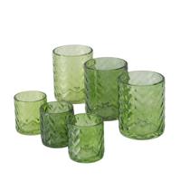 Boltze Home Windlicht Viko 2-delig groen Boltze Home Windlicht Viko 2-delig groen
