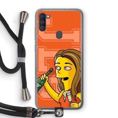 Jamie Lee Simpson: Samsung Galaxy A11 Transparant Hoesje met koord