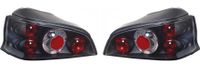 Set Achterlichten passend voor Peugeot 106 1996- - Zwart DLPER03B