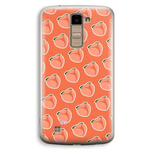 Just peachy: LG K10 (2016) Transparant Hoesje