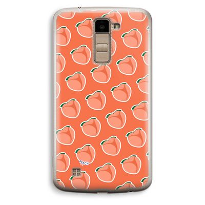 Just peachy: LG K10 (2016) Transparant Hoesje