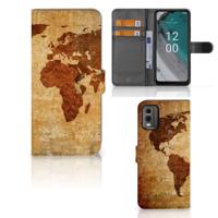 Nokia C32 | Flip Cover | Wereldkaart