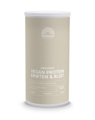 Vegan protein erwten & rijst naturel bio