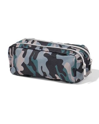 HEMA Etui Dubbele Rits Camo