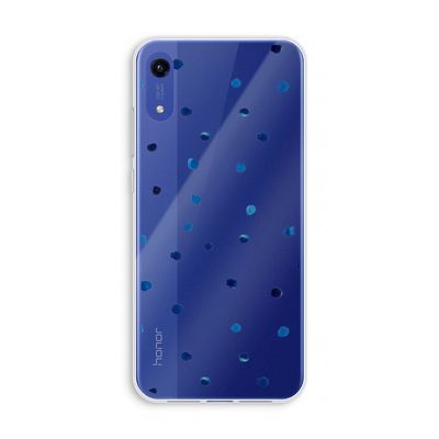 Blauwe stippen: Honor Play 8A Transparant Hoesje