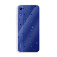 Blauwe stippen: Honor Play 8A Transparant Hoesje