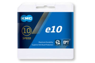 KMC e10 fietsketting - 122 schakels - zilver