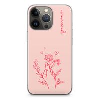 Giving Flowers: iPhone 13 Pro Transparant Hoesje
