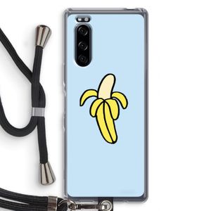 Banana: Sony Xperia 5 Transparant Hoesje met koord