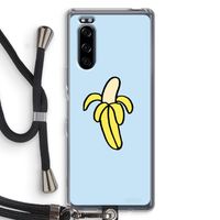 Banana: Sony Xperia 5 Transparant Hoesje met koord