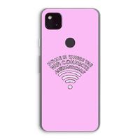 Home Is Where The Wifi Is: Google Pixel 4a 5G Transparant Hoesje