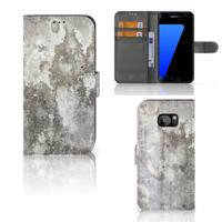Samsung Galaxy S7 Edge | Bookcase | Beton Print