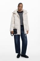 Gewatteerde jas - WHITE - S
