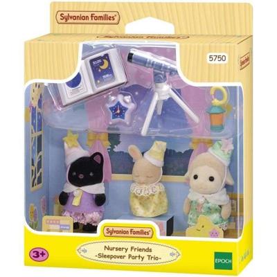 SYLVANIAN FAMILIES 5750 - Het trio pyjama-partybaby's