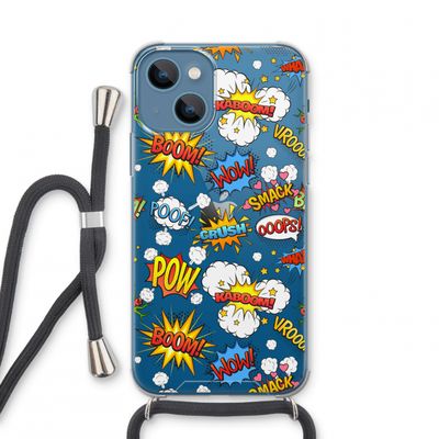 Pow Smack: iPhone 13 mini Transparant Hoesje met koord