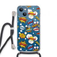 Pow Smack: iPhone 13 mini Transparant Hoesje met koord